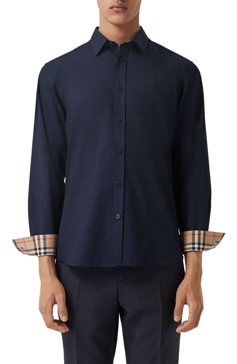 sherwood monogram Burberry shirts